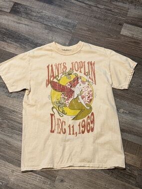 Janis Joplin Vintage Inspired Graphic Tee Women’s Size Small Medium S M